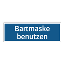 Bartmaske benutzen
