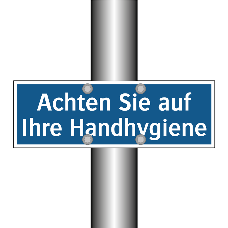 Achten Sie auf Ihre Handhygiene
