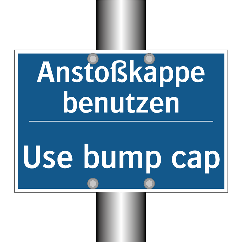 Anstoßkappe benutzen - Use bump cap