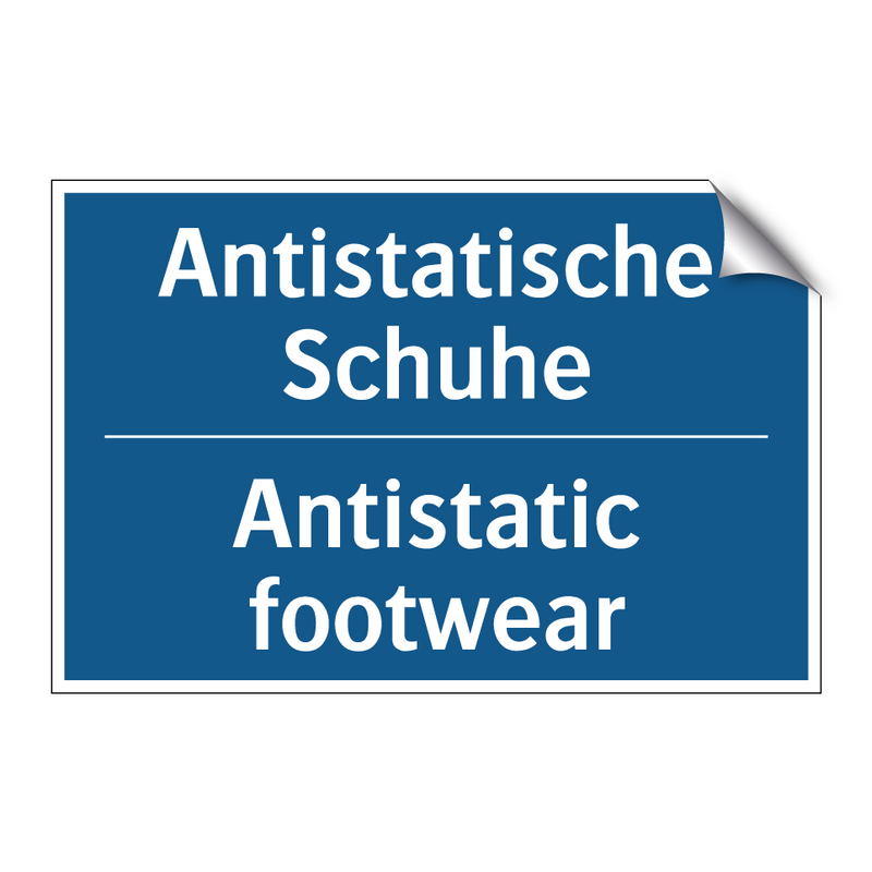 Antistatische Schuhe - Antistatic footwear