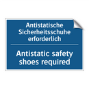 Antistatische Sicherheitsschuhe /.../ - Antistatic safety shoes required/.../