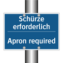 Schürze erforderlich - Apron required
