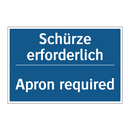 Schürze erforderlich - Apron required