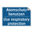 Atemschutz benutzen - Use respiratory protection
