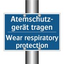 Atemschutz- gerät tragen - Wear respiratory protection