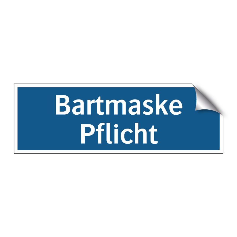 Bartmaske Pflicht