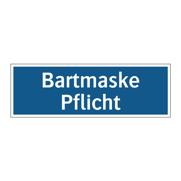 Bartmaske Pflicht