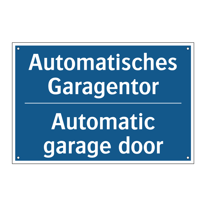 Automatisches Garagentor - Automatic garage door
