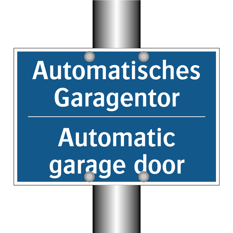 Automatisches Garagentor - Automatic garage door