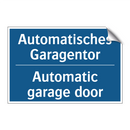 Automatisches Garagentor - Automatic garage door