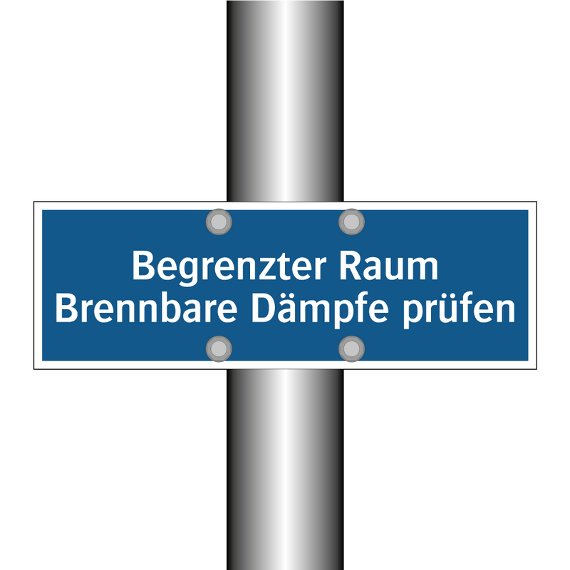 Begrenzter Raum Brennbare Dämpfe prüfen