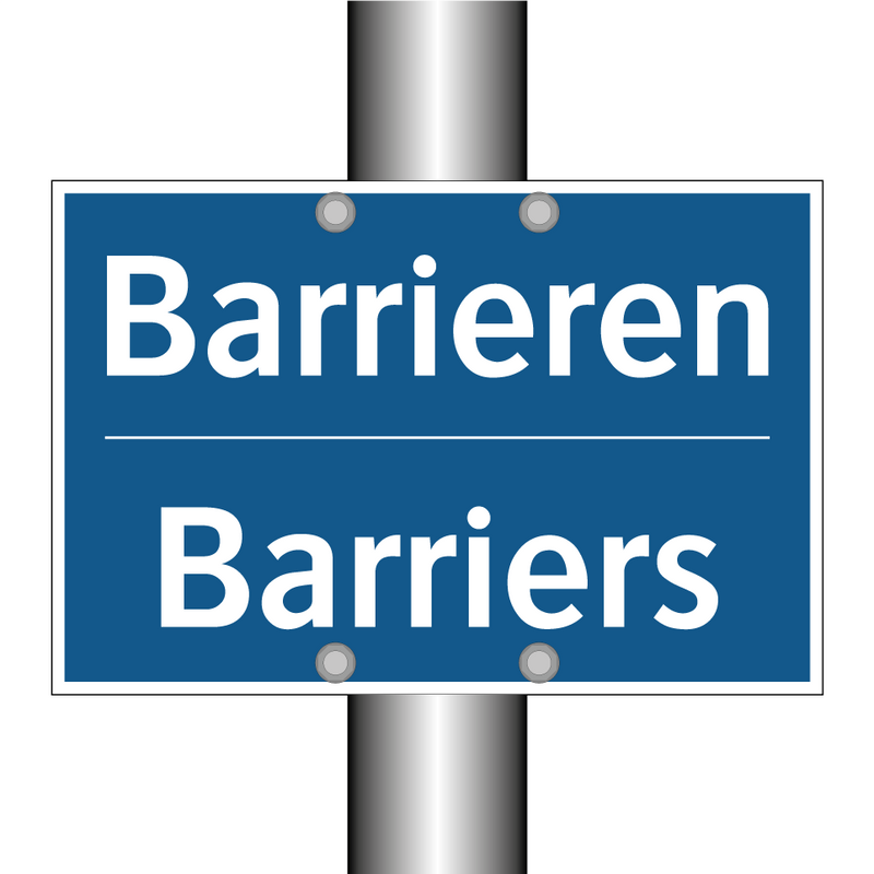 Barrieren - Barriers