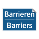 Barrieren - Barriers