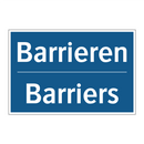 Barrieren - Barriers