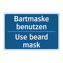 Bartmaske benutzen - Use beard mask