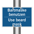 Bartmaske benutzen - Use beard mask
