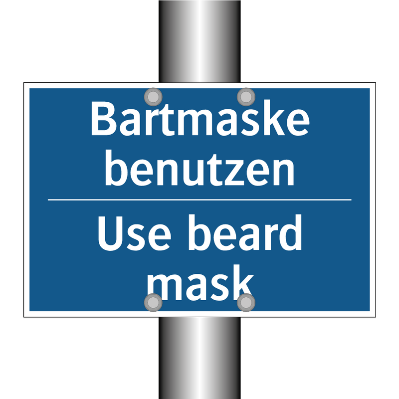 Bartmaske benutzen - Use beard mask