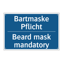 Bartmaske Pflicht - Beard mask mandatory