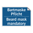 Bartmaske Pflicht - Beard mask mandatory