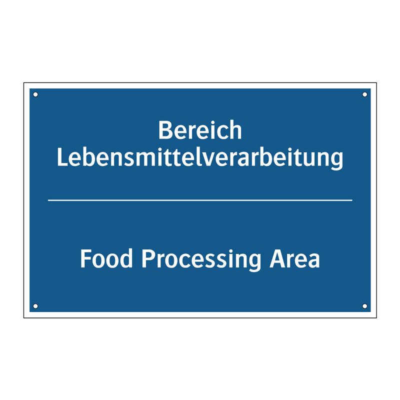 Bereich Lebensmittelverarbeitung/.../ - Food Processing Area