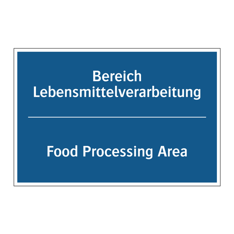 Bereich Lebensmittelverarbeitung/.../ - Food Processing Area