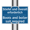 Stiefel und Overall erforderlich/.../ - Boots and boiler suit required