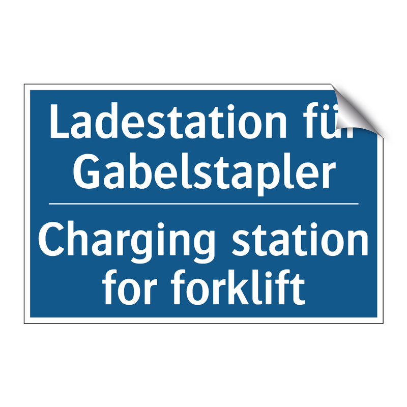 Ladestation für Gabelstapler - Charging station for forklift