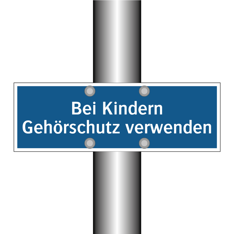 Bei Kindern Gehörschutz verwenden