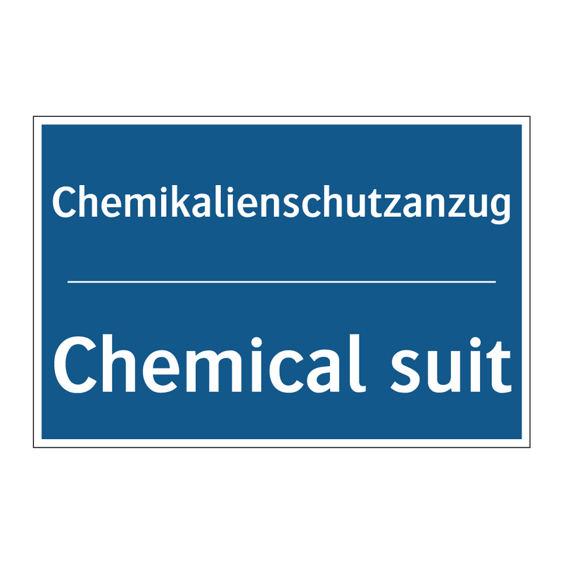Chemikalienschutzanzug - Chemical suit