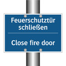 Feuerschutztür schließen - Close fire door