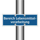 Bereich Lebensmittel- verarbeitung