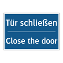 Tür schließen - Close the door