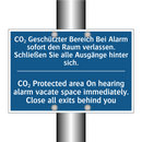 CO₂ Geschützter Bereich Bei Alarm /.../ - CO₂ Protected area On hearing /.../