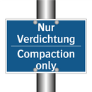 Nur Verdichtung - Compaction only