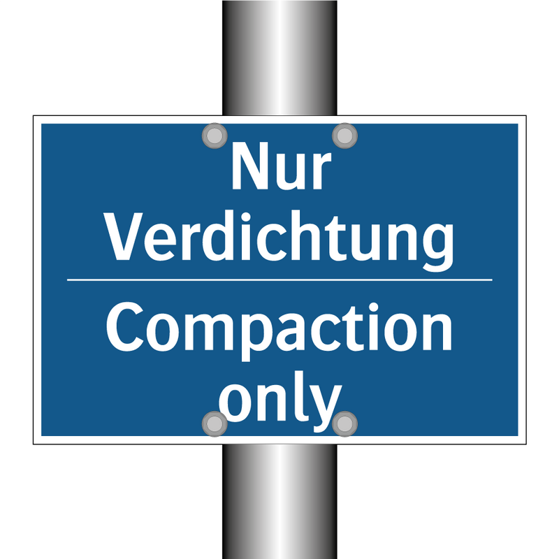 Nur Verdichtung - Compaction only
