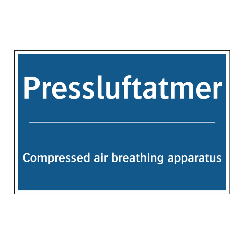 Pressluftatmer - Compressed air breathing apparatus/.../