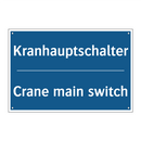 Kranhauptschalter - Crane main switch