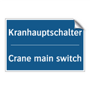 Kranhauptschalter - Crane main switch
