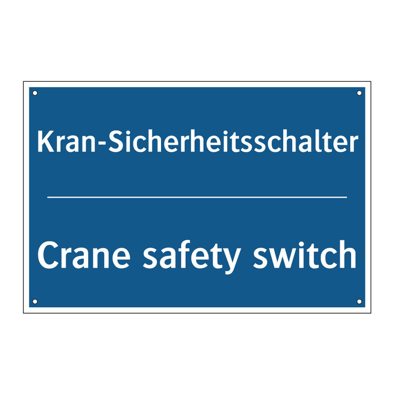 Kran-Sicherheitsschalter - Crane safety switch