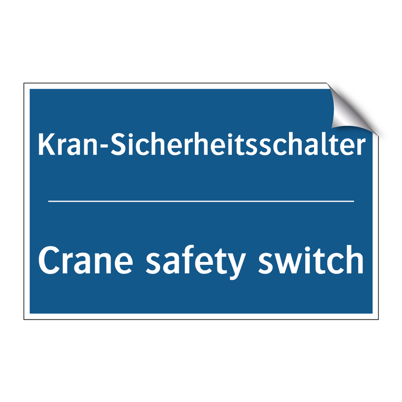 Kran-Sicherheitsschalter - Crane safety switch