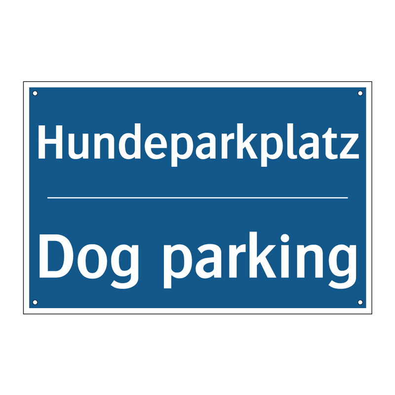 Hundeparkplatz - Dog parking
