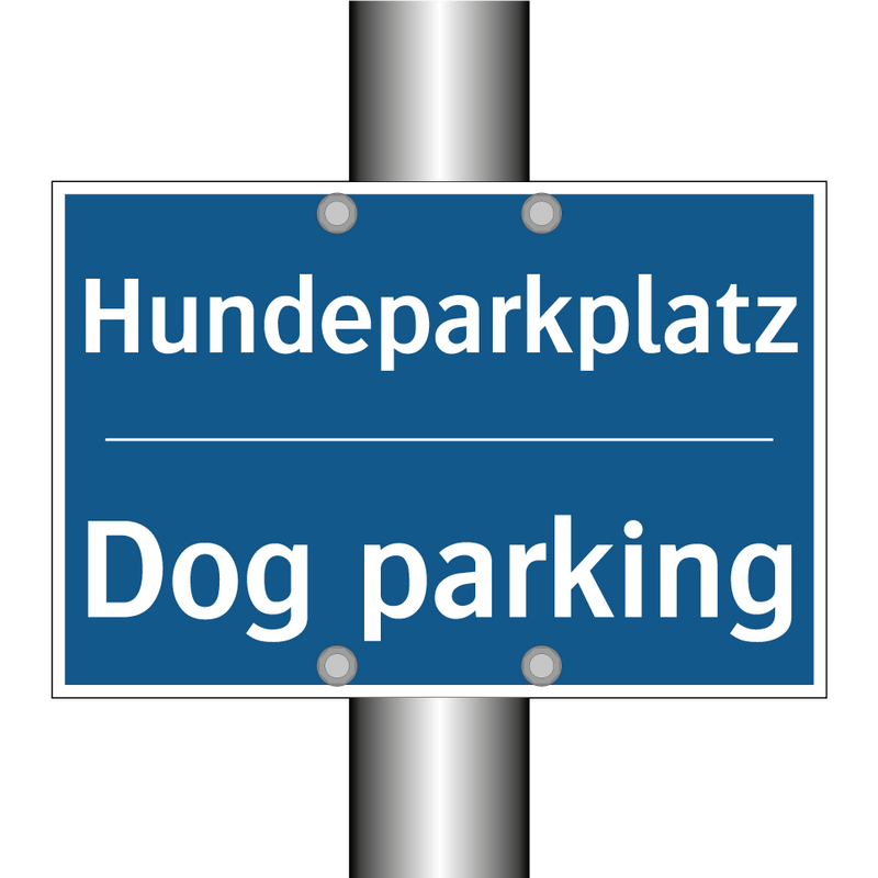 Hundeparkplatz - Dog parking