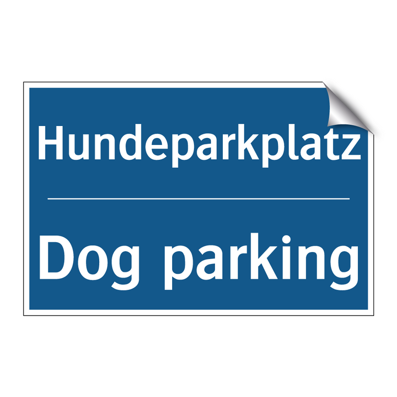 Hundeparkplatz - Dog parking