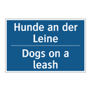 Hunde an der Leine - Dogs on a leash