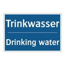 Trinkwasser - Drinking water
