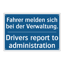 Fahrer melden sich bei der Verwaltung./.../ - Drivers report to administration/.../