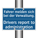 Fahrer melden sich bei der Verwaltung./.../ - Drivers report to administration/.../