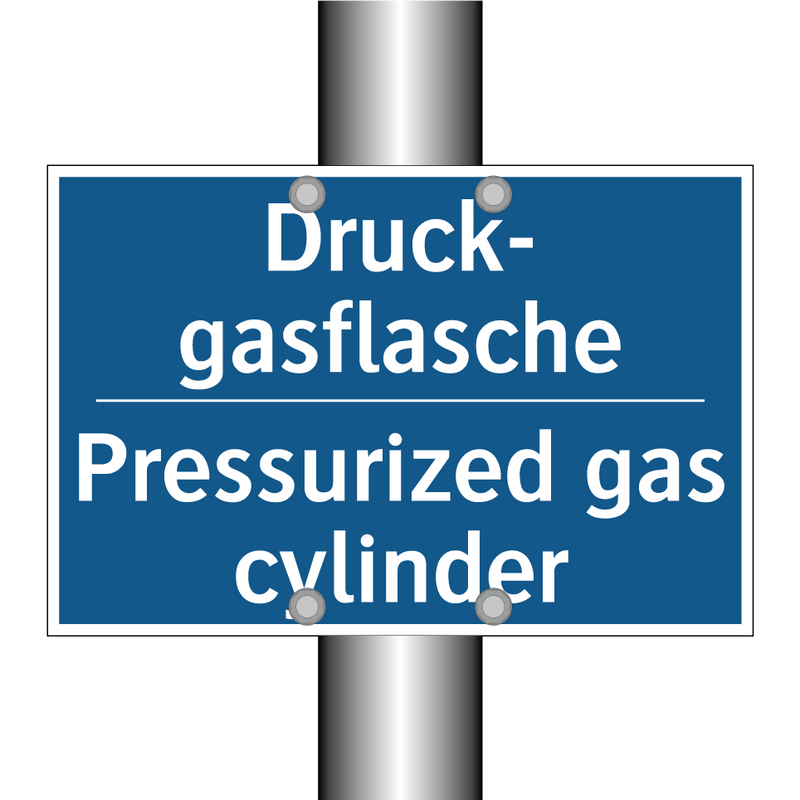 Druck- gasflasche - Pressurized gas cylinder