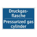 Druckgas- flasche - Pressurized gas cylinder