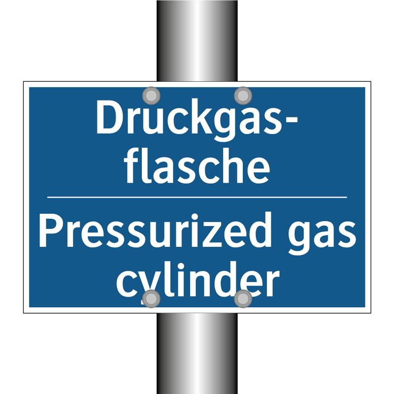 Druckgas- flasche - Pressurized gas cylinder